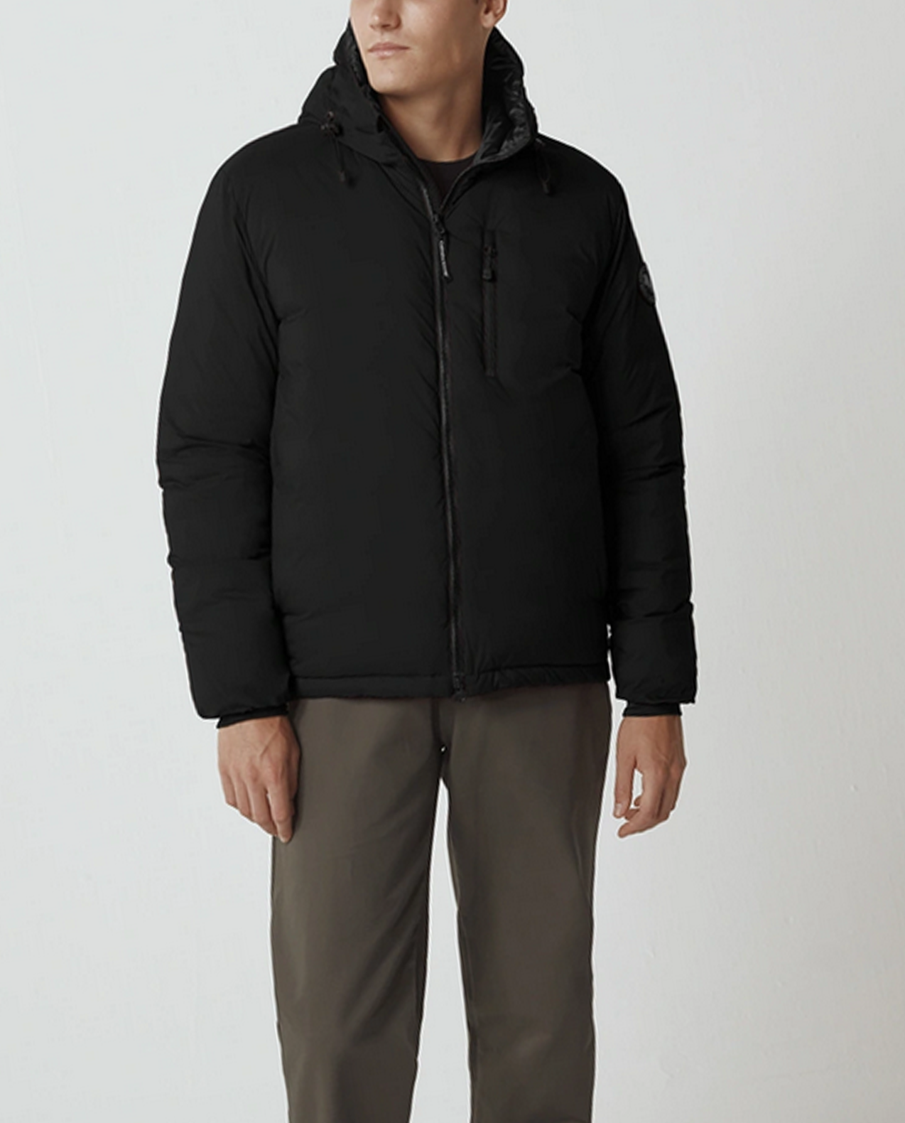 Mens Lodge Hoody - Black Disc
