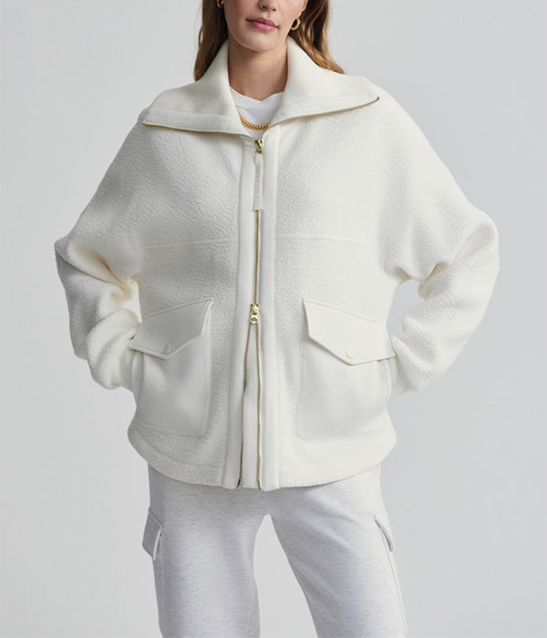 Womens Elenor Patch Pocket Fleece