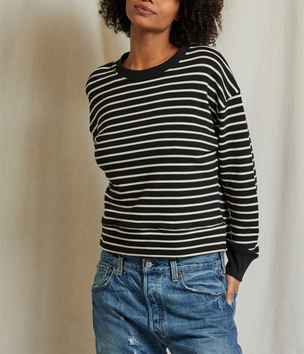 Womens Tyler Vintage French Terry L/S Crew Sweatshirt
