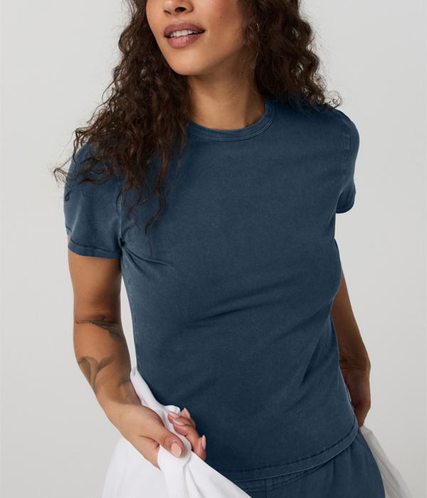 Womens S/S Feather Classic Tee - GD