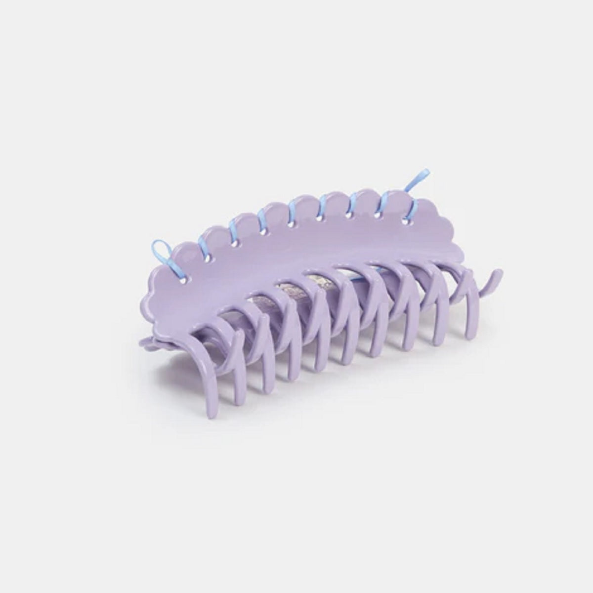 Womens Laced Bow Claw in Lilac