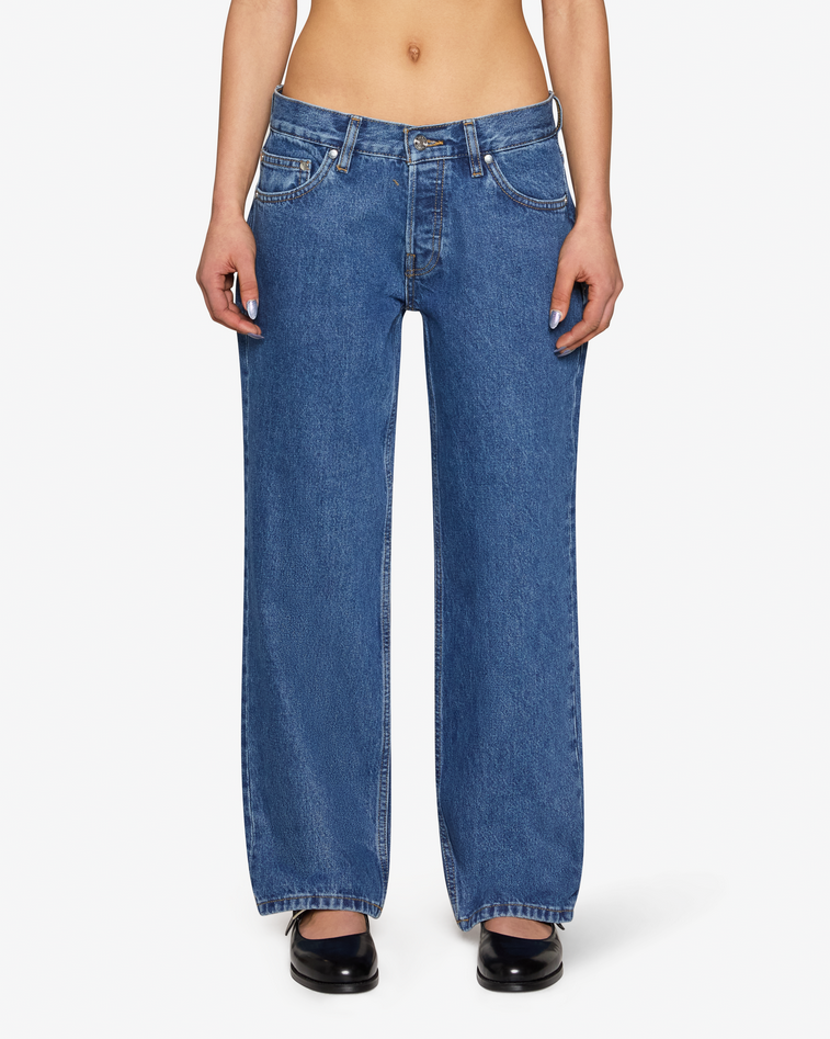 Womens Cropped Low Rise Baggy in Manhattan