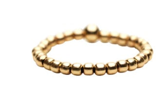 2mm Yellow Gold Filled Signature Ring Size 7