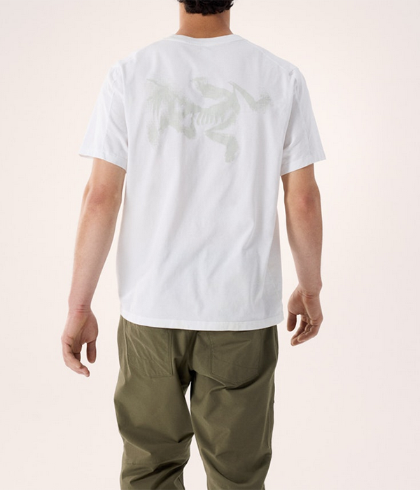 Mens Kragg SL Cotton Blurred Bird SS