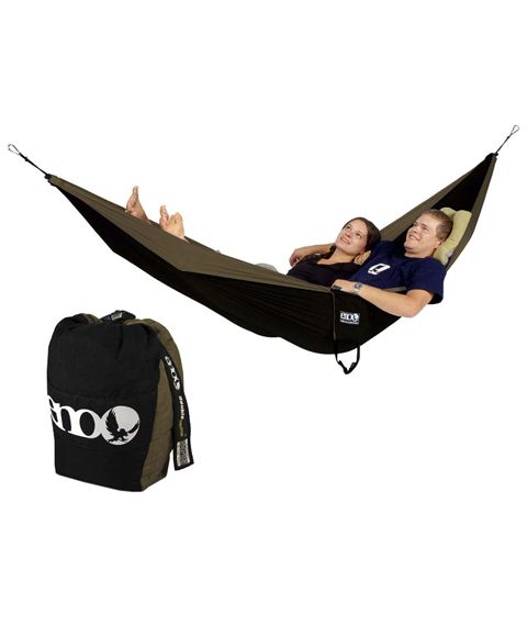 DoubleNest Hammock - Khaki/Black