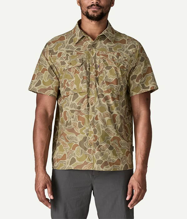 Mens S/S Self Guided Sun Shirt
