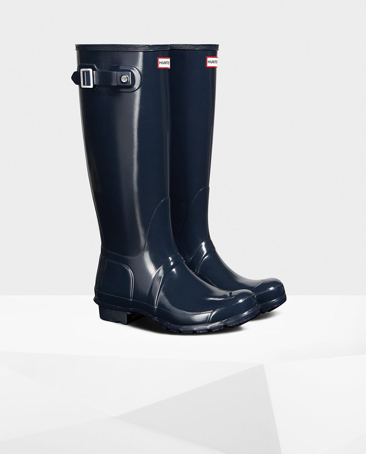 HUNTER BOOTS Womens Original Tall Glossy