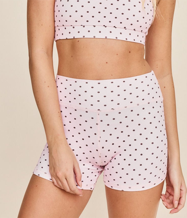 Womens Sparrow Short in Pink Minnie Dots