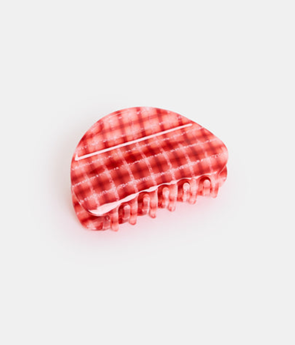 Juno Claw in Red Plaid