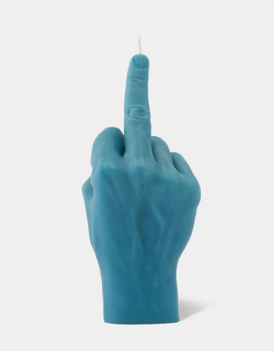 CandleHand Hand Gesture Middle Finger Candle