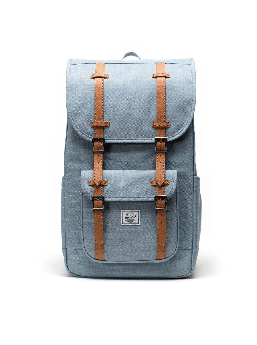 Herschel Little America Backpack in Ashley Blue Crosshatch