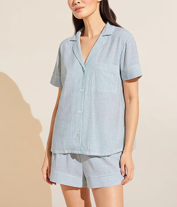 Womens Nautico Shortie PJ Set