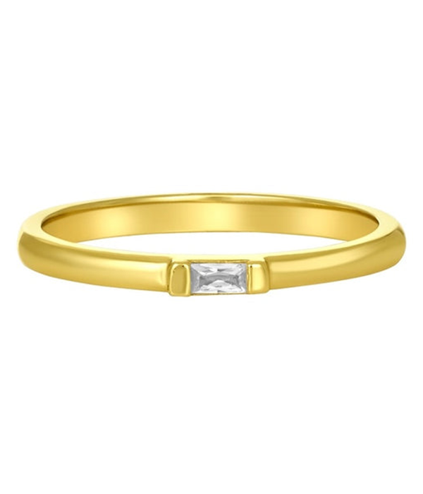 Womens Naomi Stacking Bang - Gold - Size 8