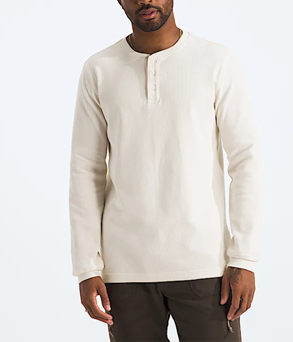Mens Waffle L/S Henley F25