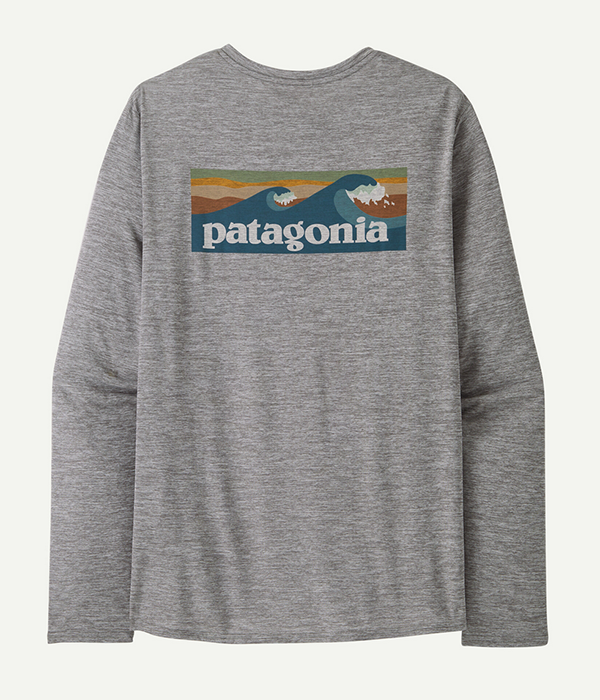Mens L/S Cap Cool Daily Graphic Shirt - Waters