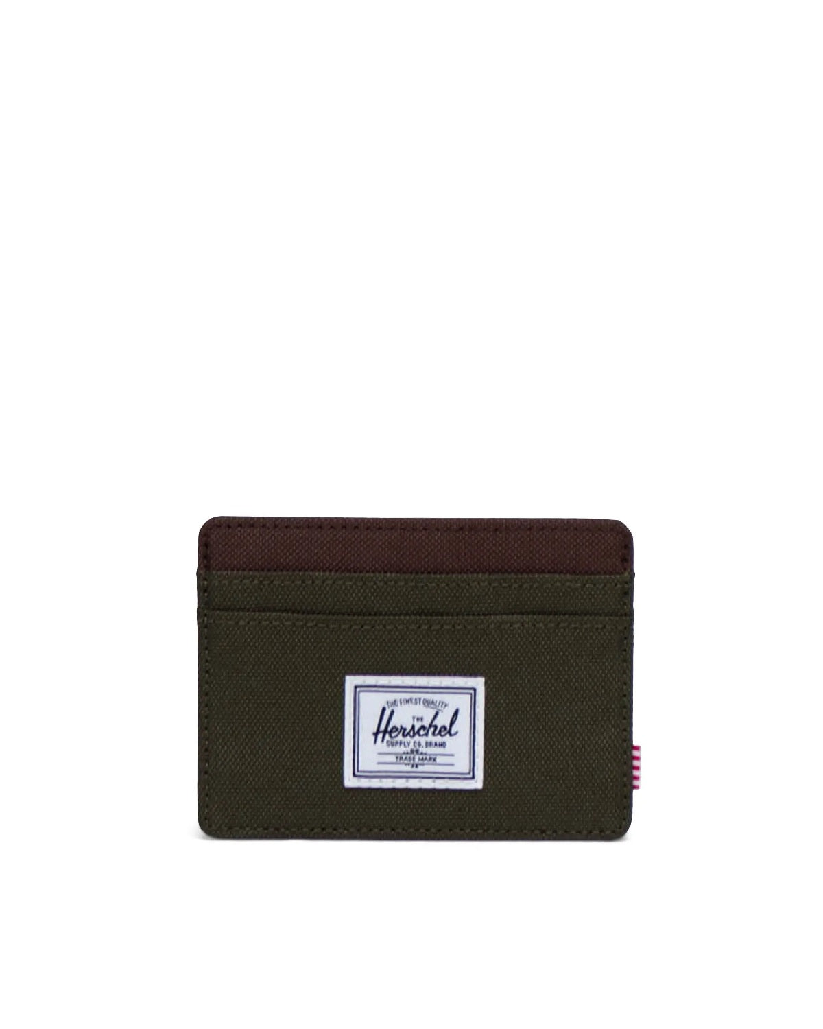 Charlie Cardholder in Ivy Green/Chicory Coffee