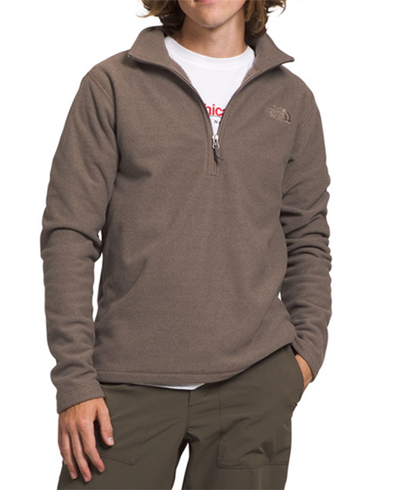 Mens Textured Cap Rock 1/4 Zip