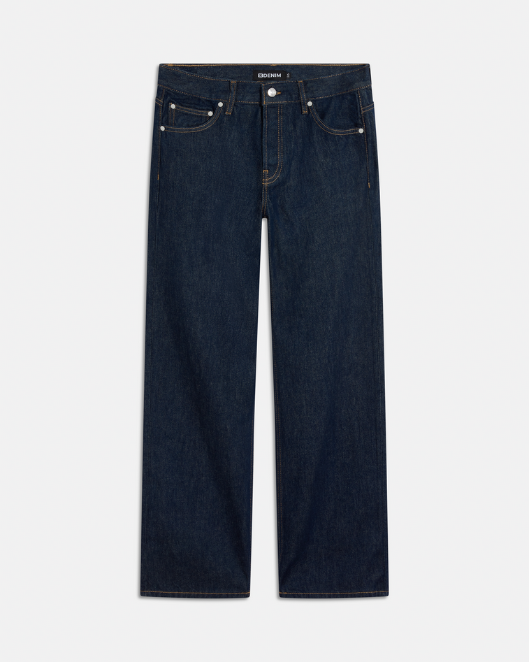 Womens EB Denim Low Rise Baggy in Havana Night