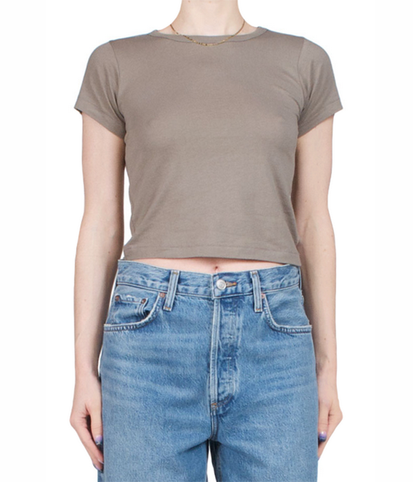 Womens Short Sleeve Baby Tee