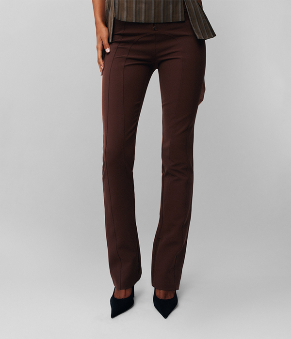 Womens Aurora Trouser in Brown