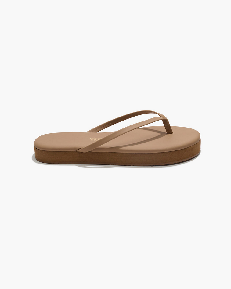 Womens Platform Lily Sandal in Cocobutter