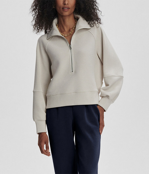 Womens Milano Half Zip Sweat 2.0
