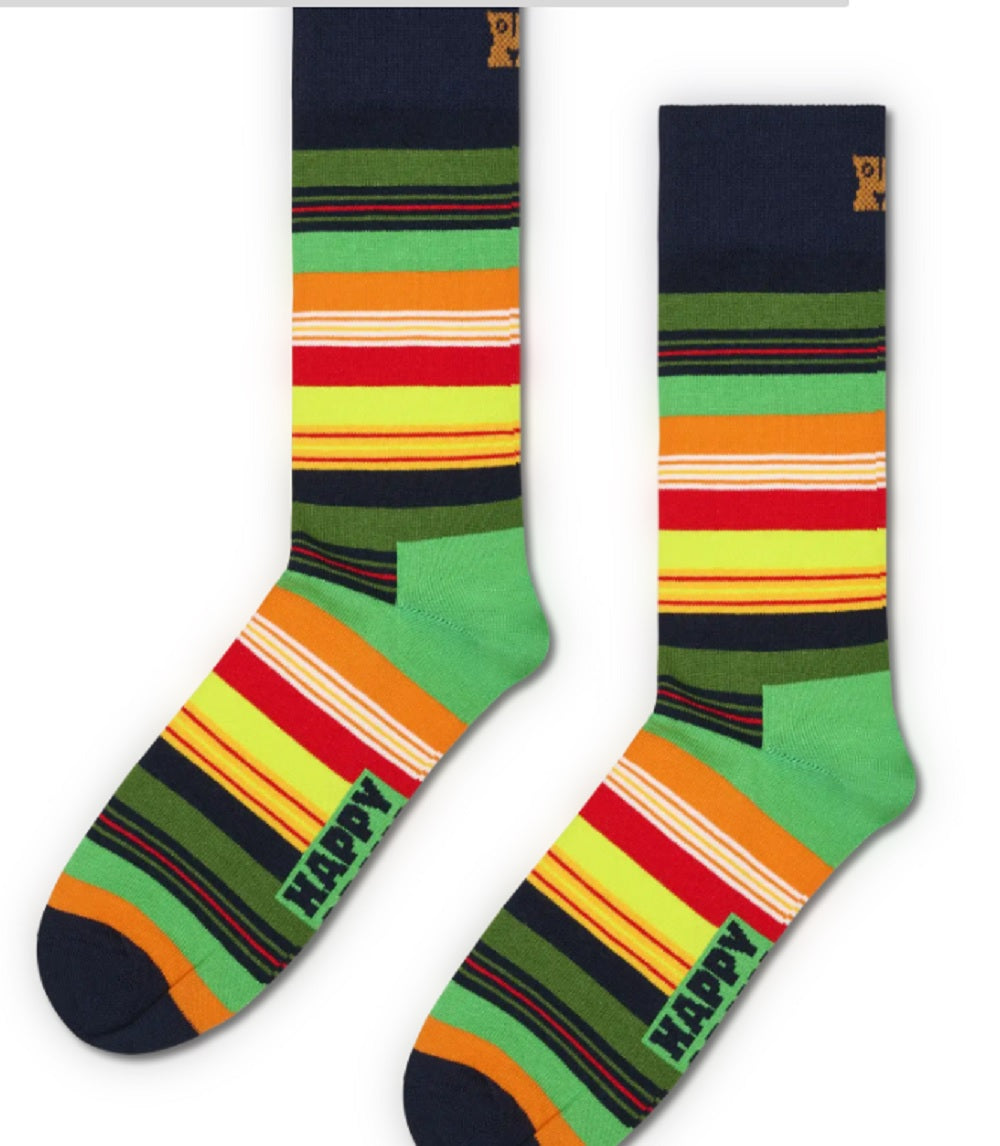 Mens Stripe Sock in Navy