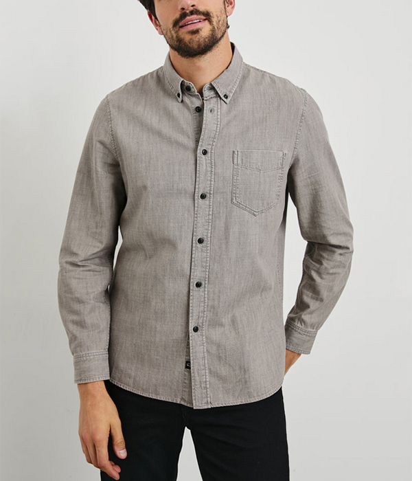 Mens Tristan Button Down L/S in Trail Mix