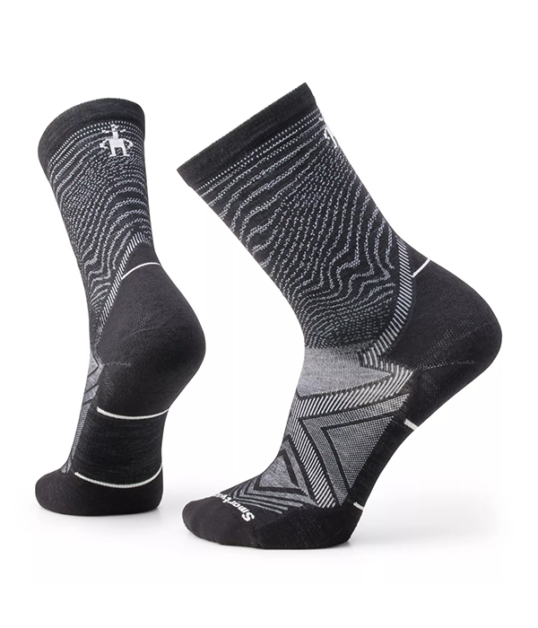 Mens Trail Run Targeted Cushion Crew Socks