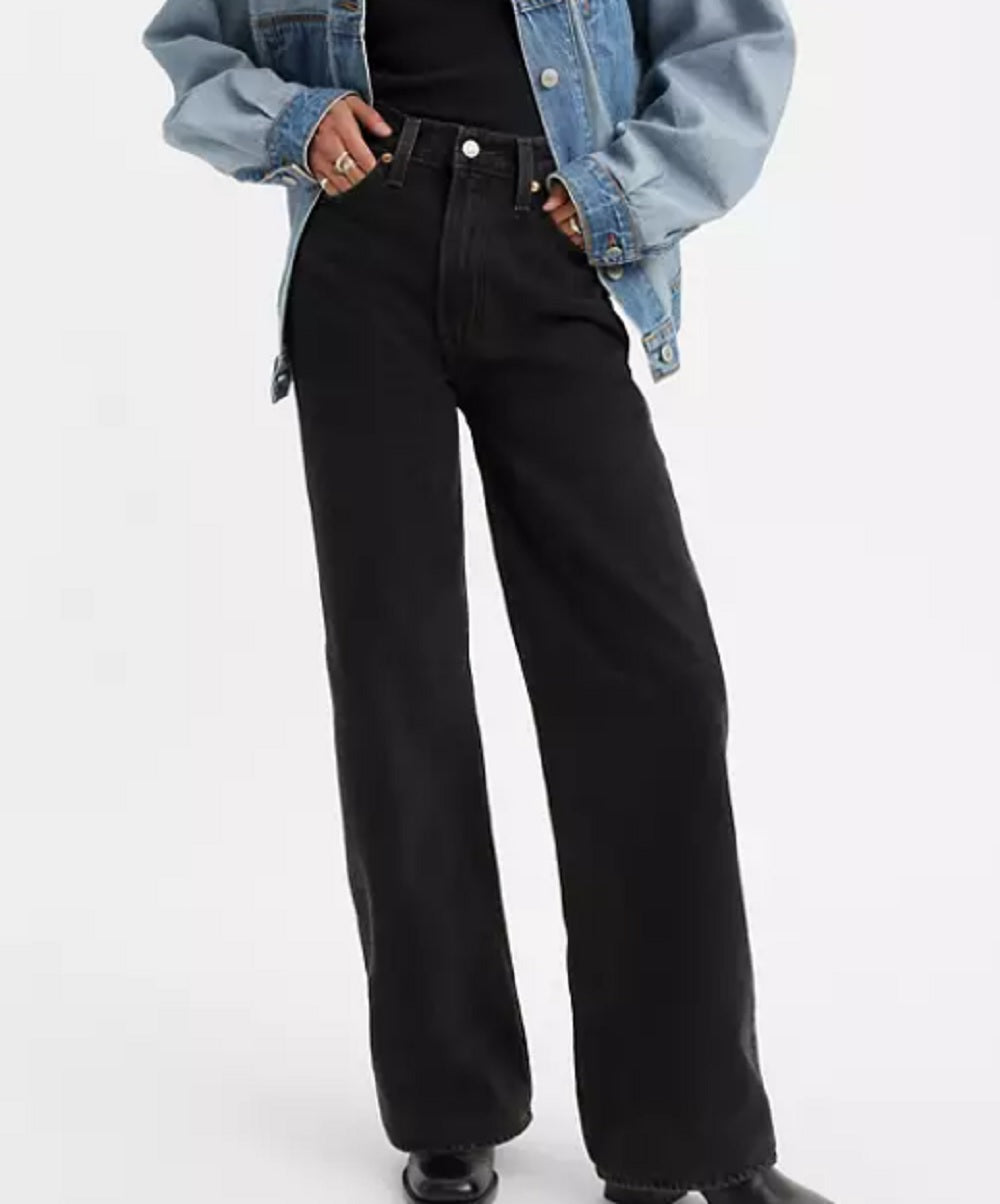 Womens Ribcage Wide Leg in H223 Rosie Posie