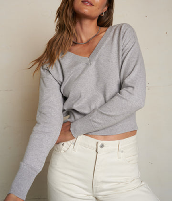 Womens Georgina Cashmere V-Neck Sweater