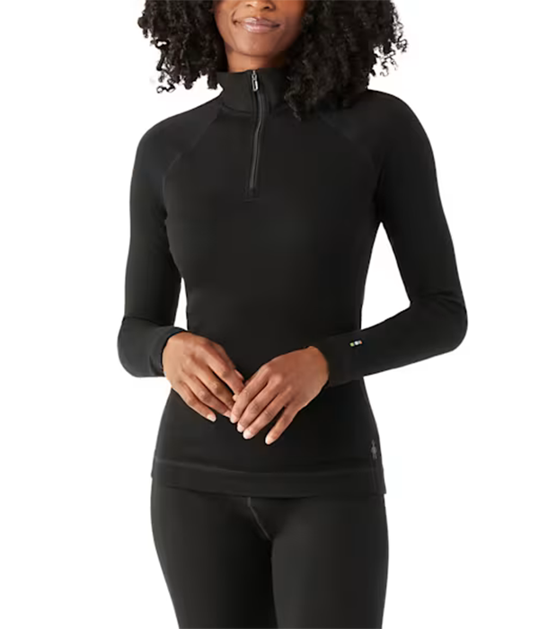 Womens Classic Thermal Merino Base Layer 1/4 Zip