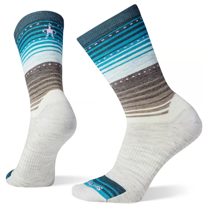Womens Everyday Stitch Stripe Crew Socks