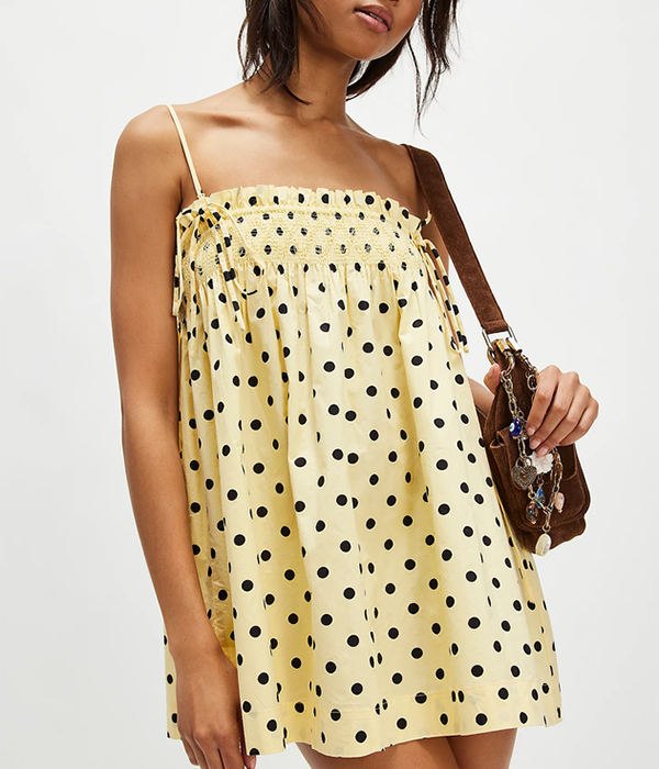 Womens Lilo Mini Dress - Butter Spot