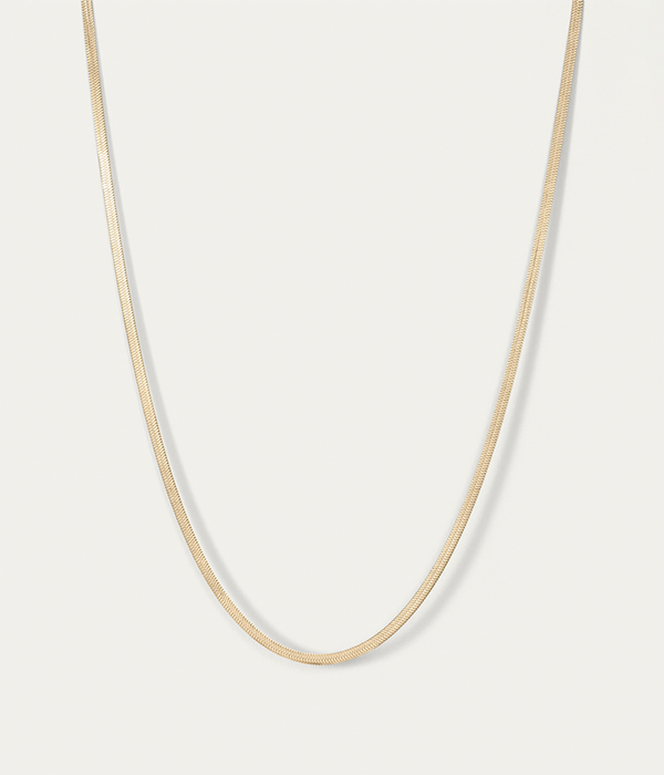 Womens Zenia Chain in High Polish Gold