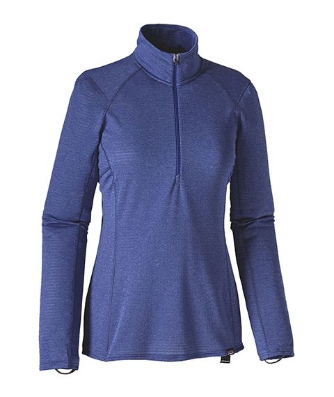 Womens Cap Thermal Weight Zip Neck