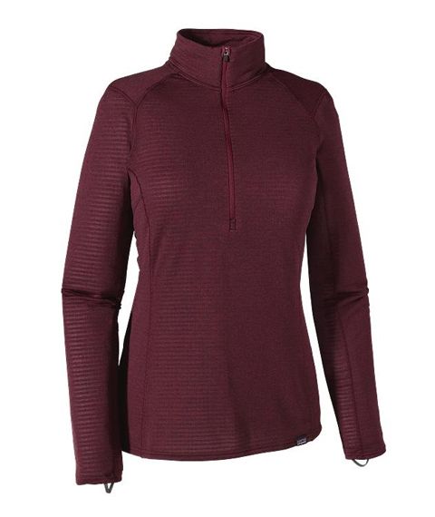 Womens Cap Thermal Weight Zip Neck