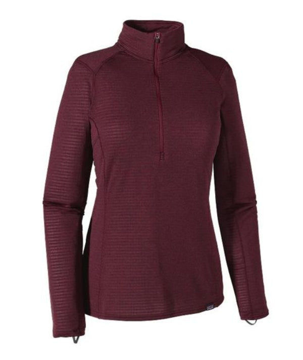 Womens Cap Thermal Weight Zip Neck