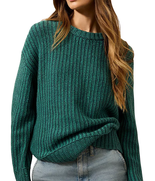 Womens Heirloom Cotton Relaxed Crew