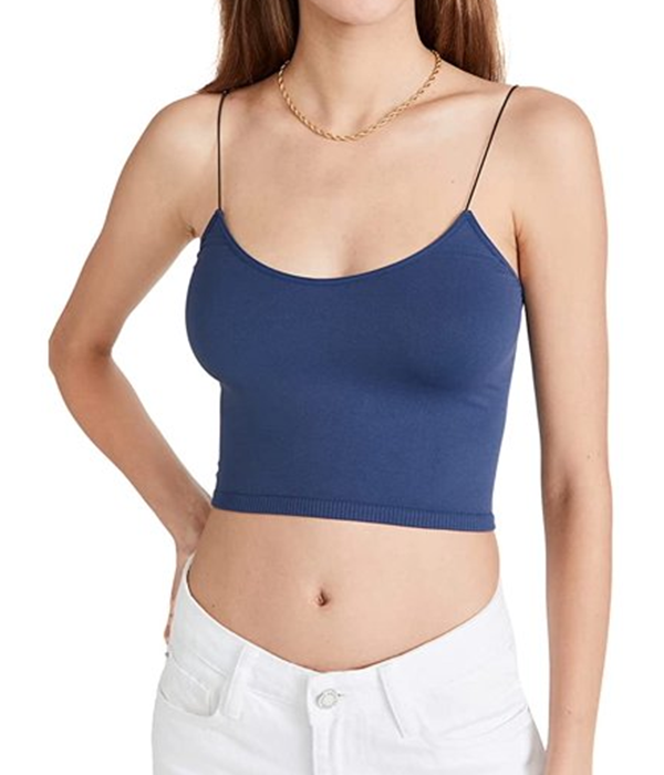 Womens Skinny Strap Seamless Brami