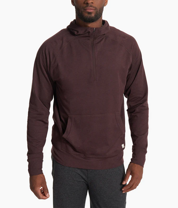 Mens Ponto Performance 1/2 Zip Hoodie
