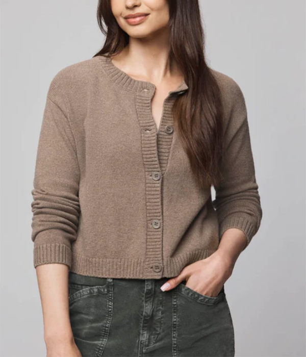 Womens Amber Cropped Cardigan