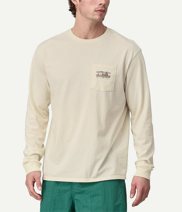 Mens L/S '73 Skyline Pocket Responsibili-Tee F25