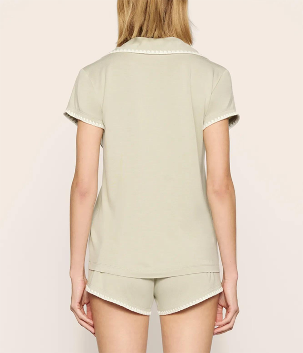 Womens Frida Whip Stitch Short PJ Set