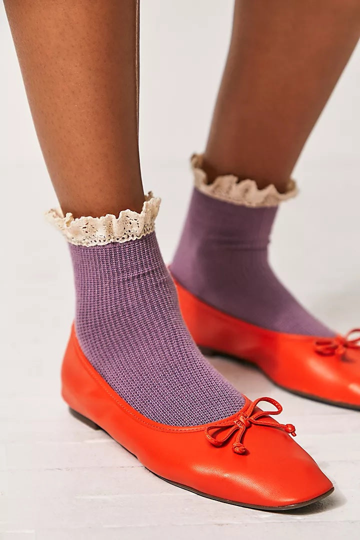 Womens Beloved Waffle Knit Ankle