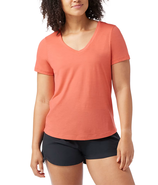 Womens Active Ultralite V-Neck Short Sleeve