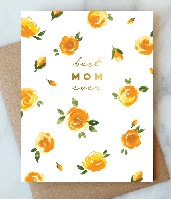 Best Mom Ever Roses Greeting Card | Mother's Day & Seasonal