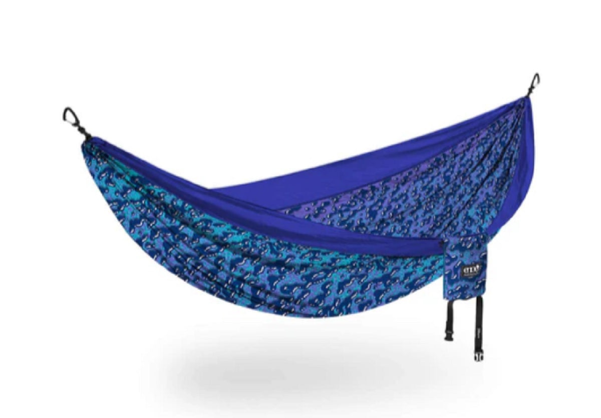 DoubleNest Hammock Print in Splash | Sapphire