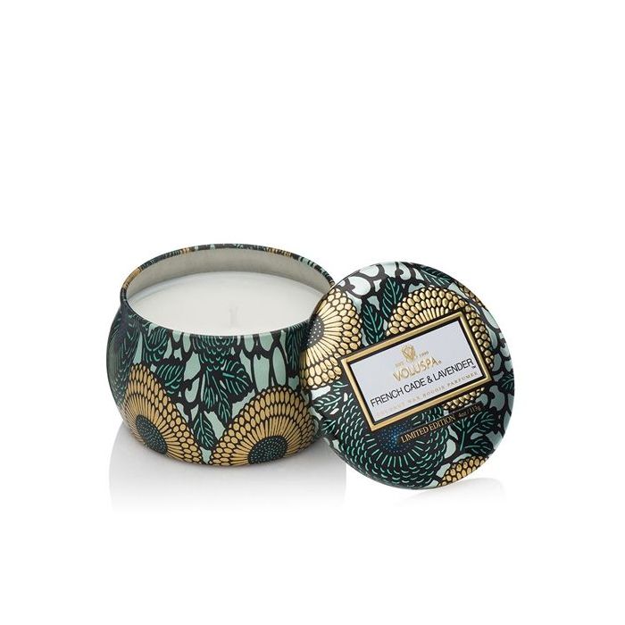 VOLUSPA Mini Decorative Tin Candle 25 Hour