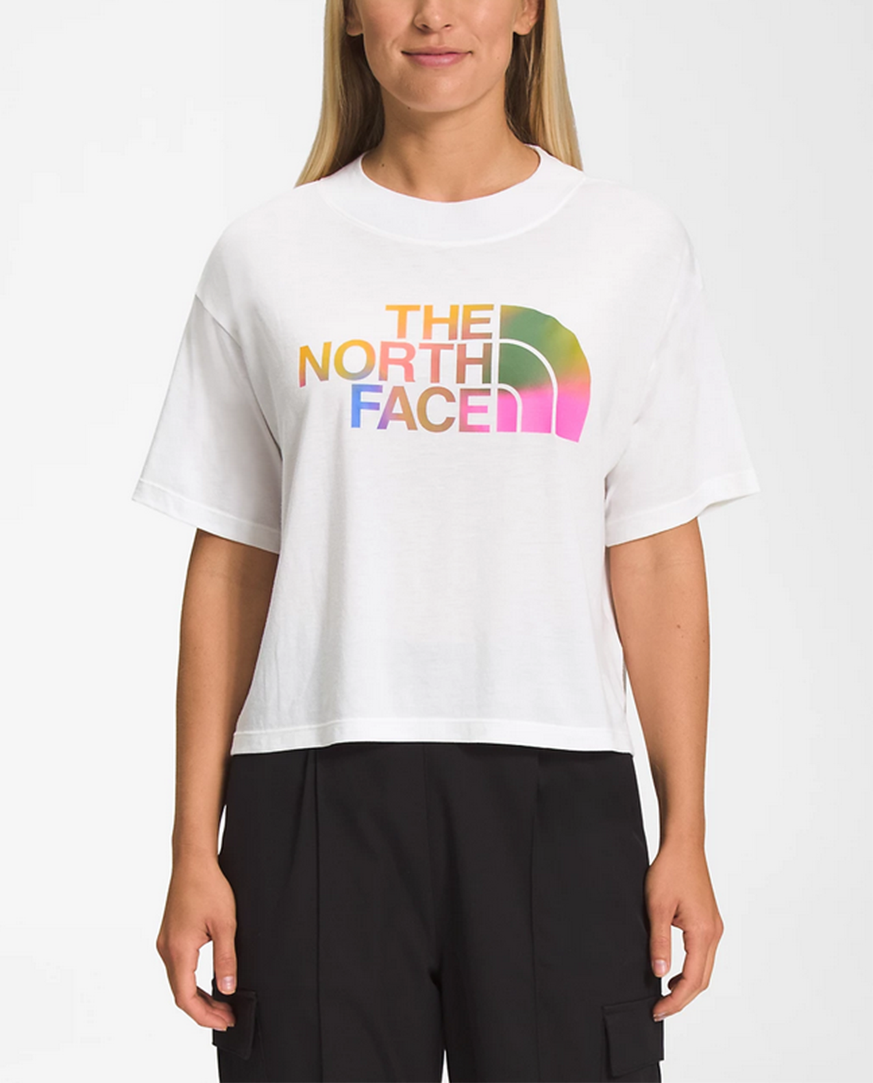 Womens S/S Half Dome Crop Tee